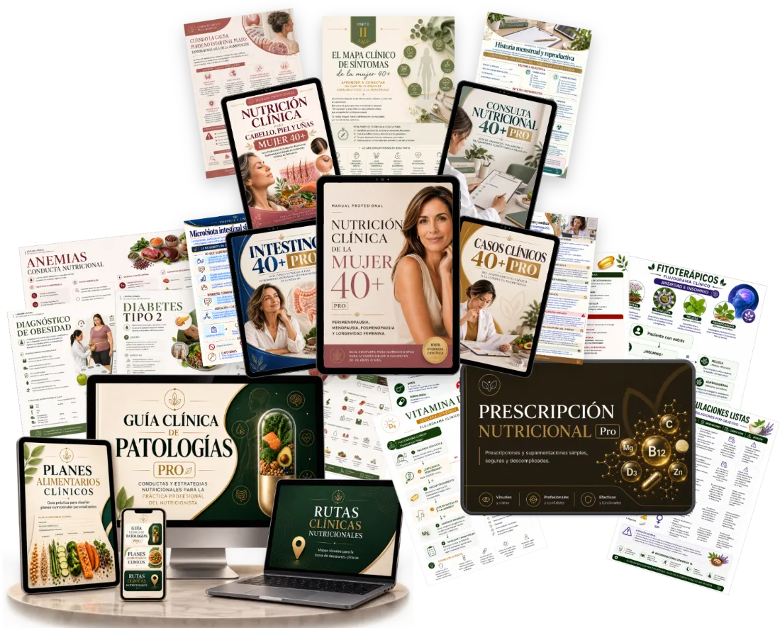 Los 3 kits clínicos: Mujer 40+, Patologías y Prescripción